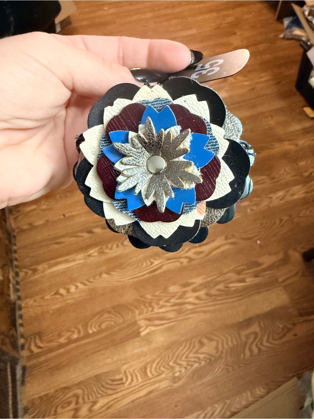 Handmade Floral Bag Charm